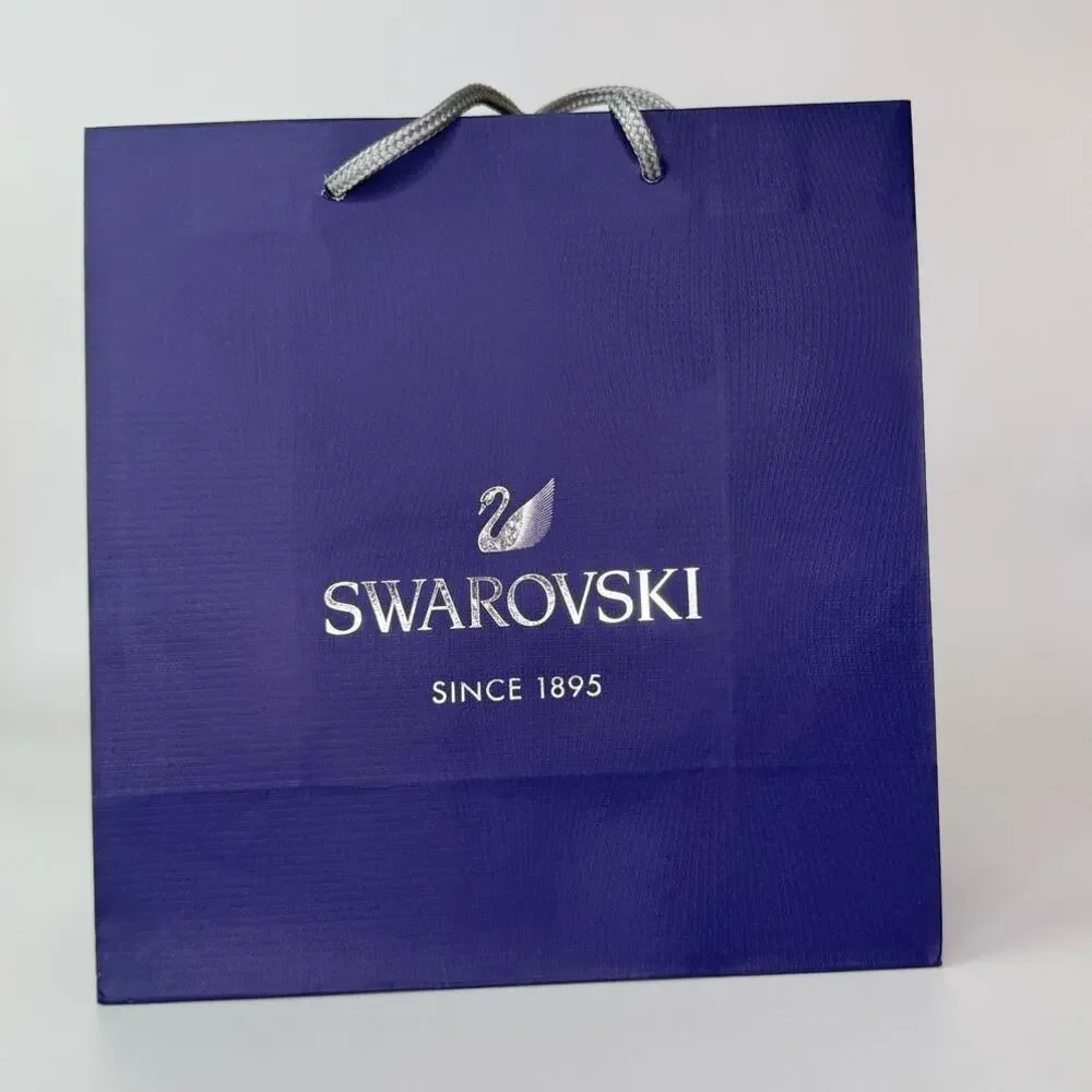 Swarovski Blue Paper Gift Empty Shopping Bag